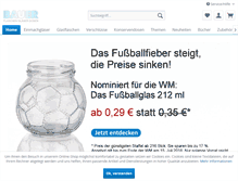 Tablet Screenshot of flaschenbauer.de